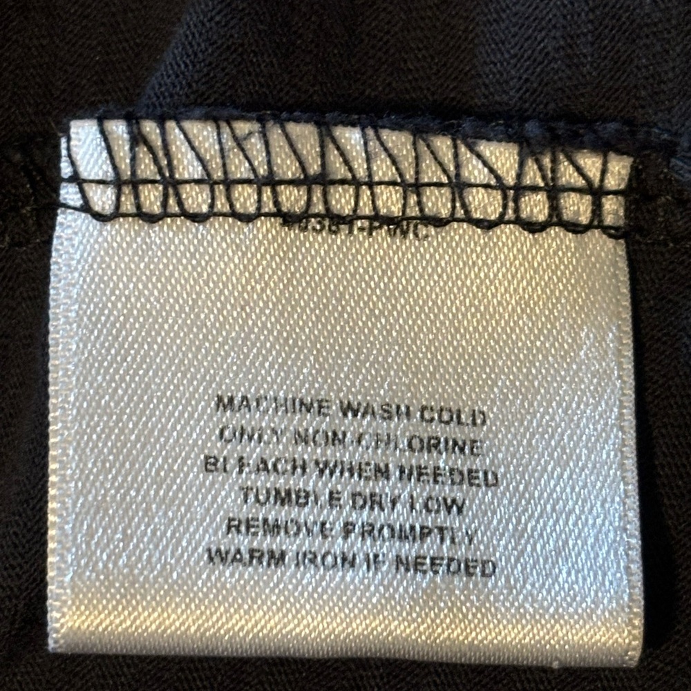 Vtg Structure Button Down Black Long Sleeves Shir… - image 7